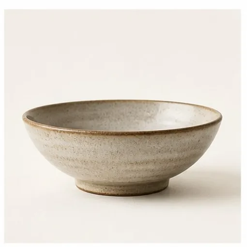 Deep Noodle Bowl — Raw Clay