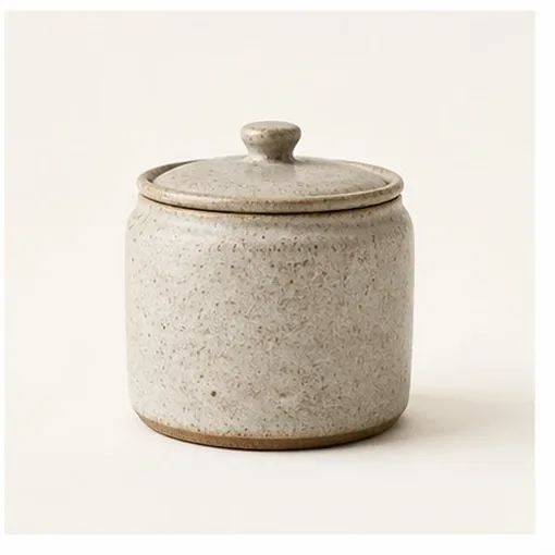 Lidded Jar — Cobalt Glaze